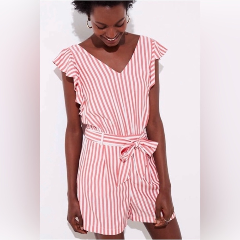 LOFT Striped Romper